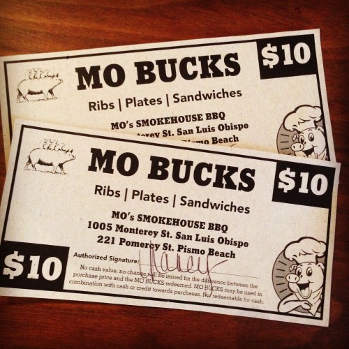 $10 Gift Certificate – MO Bucks